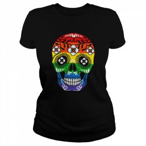 Gay Pride Sugar Skull LGBT Cinco De Mayo Shirt Classic Women's T-shirt