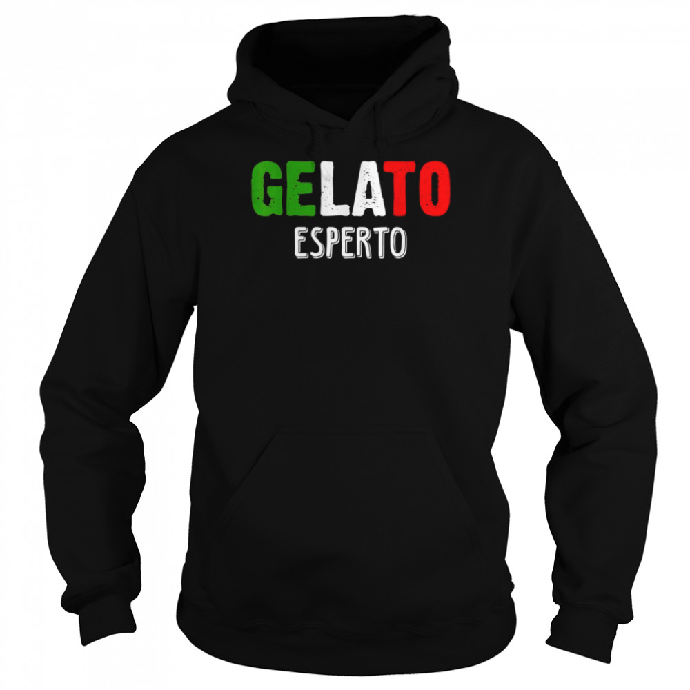 Gelato Esperto Eismanufaktur Ice Cream SellerShirt Shirt Unisex Hoodie