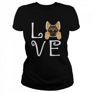 German Shepherd Love Dog Owner German Shepherd Puppy Shirt Classic Women's T-shirt