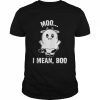 Ghost Cow Print Cute Halloween Cow Moo I Mean Boo Shirt Classic Men's T-shirt