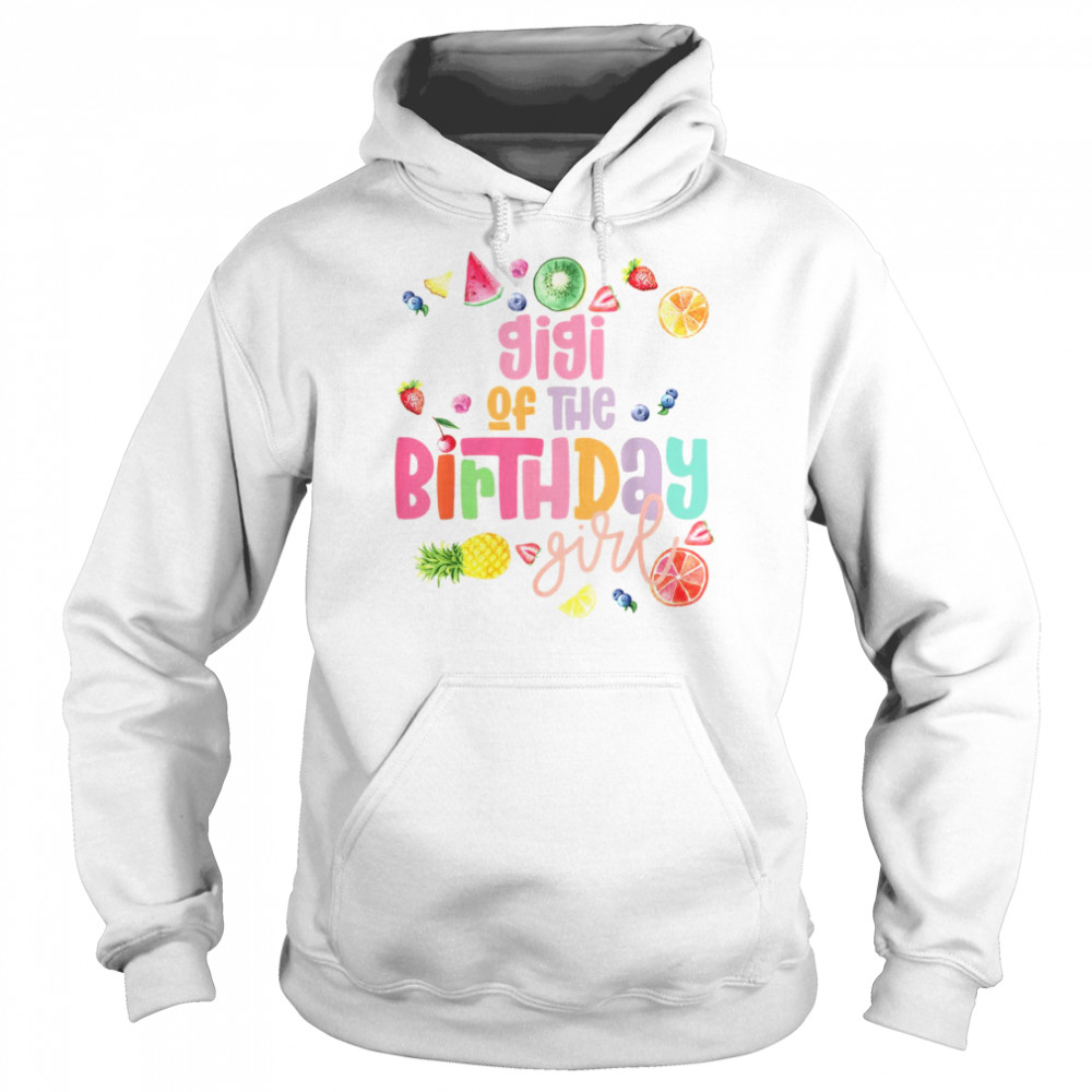 Gigi Twotii Frutti 2YearOld Fruit Tropical BirthdayShirt Unisex Hoodie