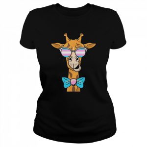 Giraffe Transgender Sunglasses LGBTQ Animal Trans Pride Shirt Classic Women's T-shirt