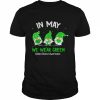 Gnome In May We Wear Green Ribbon Celiac Disease Awareness Tee Shirt Classic Men's T-shirt