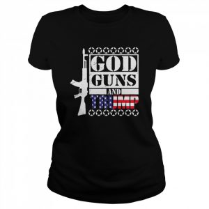 God guns Trump American flag  Classic Women's T-shirt