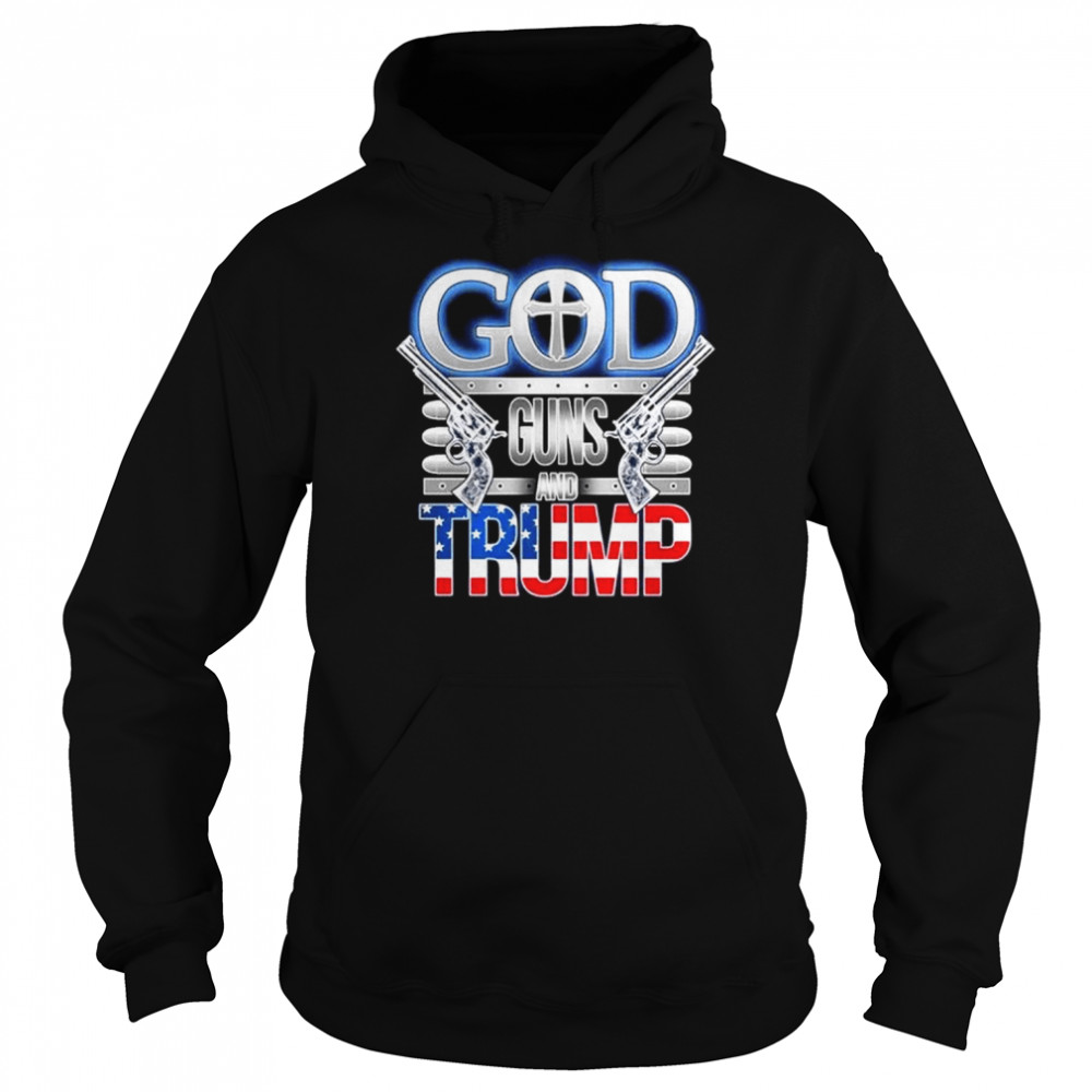 God guns and Donald Trump  Unisex Hoodie