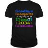 Goodbye Kindergarten Class of 2034 2022 Grad Hello 1st grade T-Shirt Classic Men's T-shirt