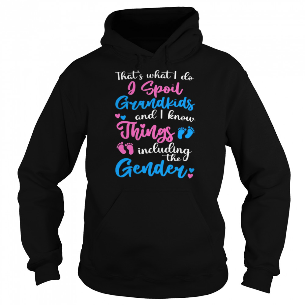 Grandma Know Things Baby Shower Keeper of the Gender Reveal Shirt Unisex Hoodie