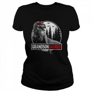 Grandsonsaurus Dinosaur Grandson Saurus Family Matching Shirt Classic Women's T-shirt