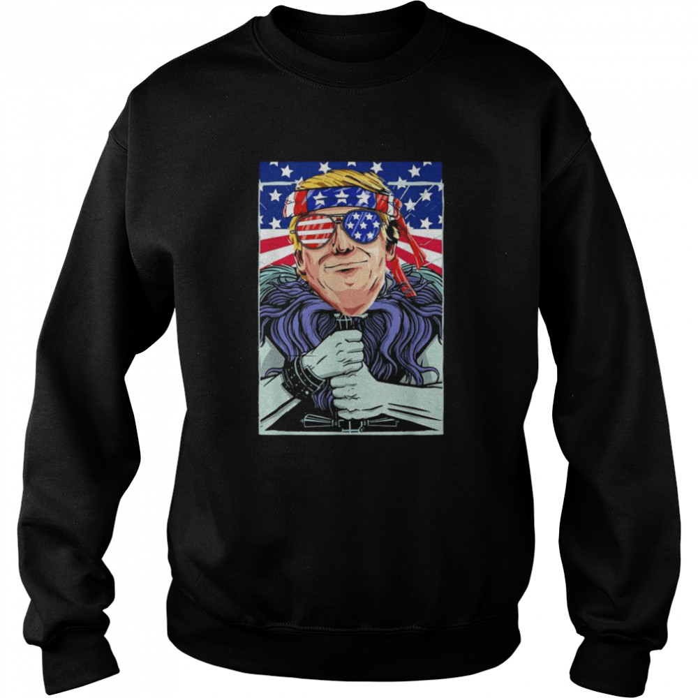 Great maga king American maga Trump ultra maga crowd 4th of july  Unisex Sweatshirt