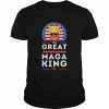 Great maga king Trump biden political ultra mega proud  Classic Men's T-shirt