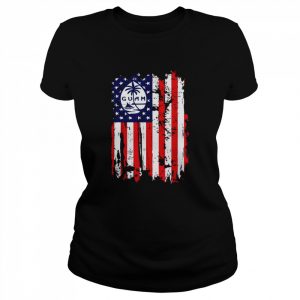 Guam and American Roots USA Seal Guamanian Hafa Adai Shirt Classic Women's T-shirt