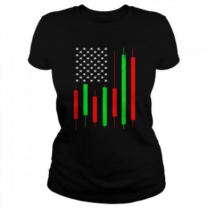 HODLn Stock chart American flag stock trader Shirt Classic Women's T-shirt