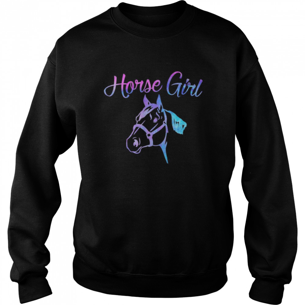 HORSE GIRL Equestrian Rider Farm Ownern Girl Shirt Unisex Sweatshirt