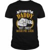 Hand To Hand First Time Daddy Est 2022 Wish Me Luck Father Shirt Classic Men's T-shirt