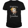 Happiness Is Being A Grandma Cute Sloth FlowerShirt Shirt Classic Men's T-shirt