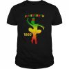 Happy juneteenth is my independence day dancer black girl  Classic Men's T-shirt