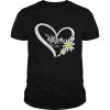 Happy mother’s day mom heart daisy flower rainbow  Classic Men's T-shirt