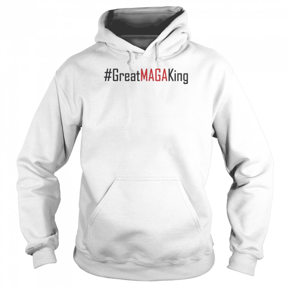 Hashtag great maga king Trump 2024  Unisex Hoodie