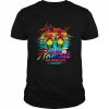 Hawaii Hawaiian Vacation 2022 Flip Flop LGBT Summer Holiday Shirt Classic Men's T-shirt