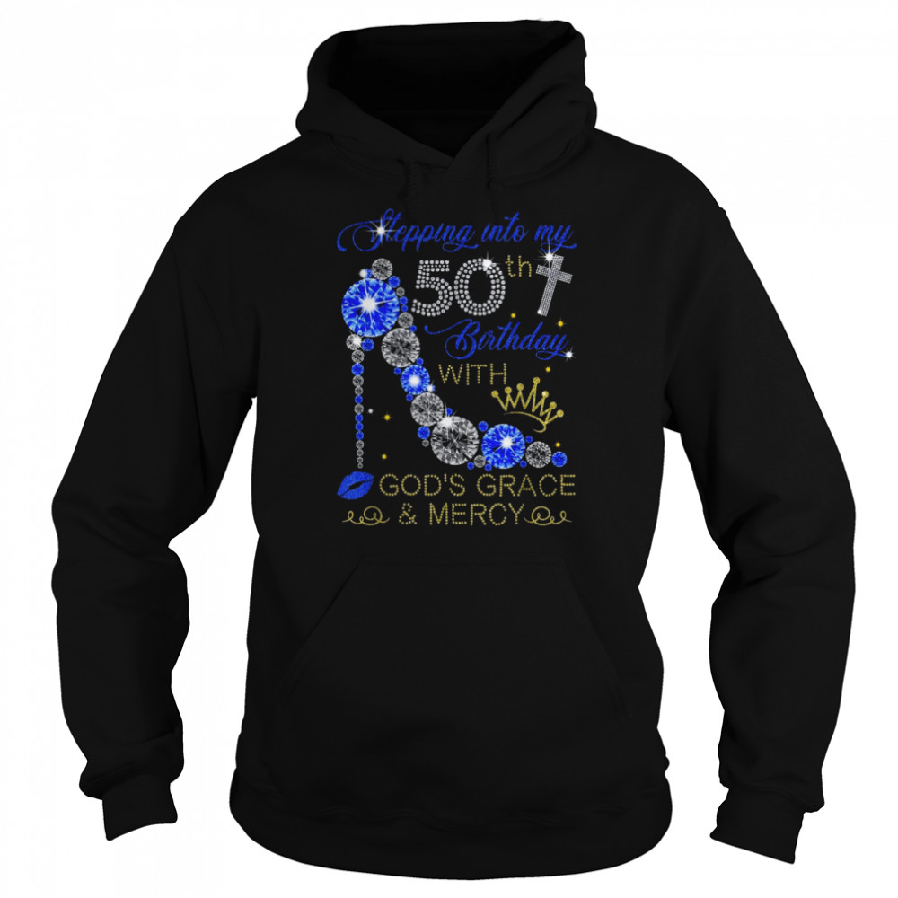 Heels 50th Birthday Squad Stepping Into 50 Years OldShirt Shirt Unisex Hoodie