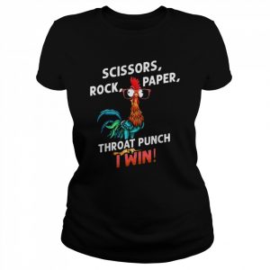 Hei scissors rock paper throat punch I hei chicken win  Classic Women's T-shirt