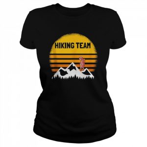 Hiking Team Bear Sunset Mountain Life Outdoor Hiking Hiker Shirt Classic Women's T-shirt