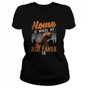 Home is where my Red Panda is T-Shirt Classic Women's T-shirt