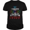 I Graduated Kindergarten I’m Smart Funny Graduating Student T-Shirt Classic Men's T-shirt