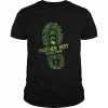 I Love Mother Neff State Park Texas TX Hiking Boot Print T-Shirt Classic Men's T-shirt