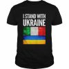 I Stand with Ukraine and Italy Flag Shirt Classic Men's T-shirt