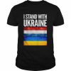 I Stand with Ukraine and Netherlands Flag Shirt Classic Men's T-shirt