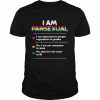 I am pansexual lgbtqia pride rainbow hearts  Classic Men's T-shirt