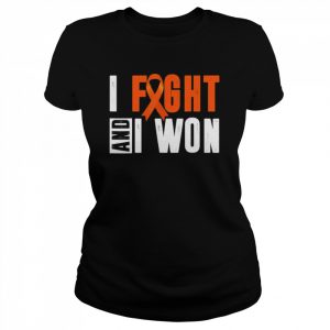 I fight and I won neurodiversity adhd awareness adhd warrior  Classic Women's T-shirt