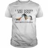 I like Horses and Dogs and maybe 3 people  Classic Men's T-shirt