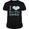 I love boys who sparkle twilight  Classic Men's T-shirt