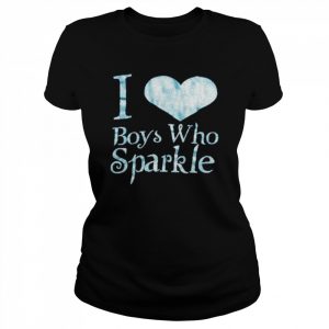 I love boys who sparkle twilight  Classic Women's T-shirt