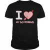 I love my boyfriend t- Classic Men's T-shirt