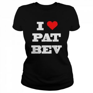 I love pat bev vintage retro heart I love pat bev  Classic Women's T-shirt