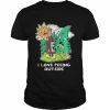 I love peeing outside retro camping drinking hiking  Classic Men's T-shirt