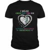 I wear green teal pink for metastatic Breast Cancer Awareness  Classic Men's T-shirt