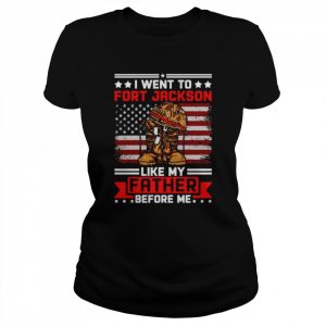 I went to military base like my father before me Veteran  Classic Women's T-shirt