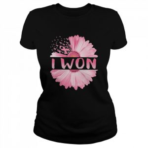 I won sunflower pink  Classic Women's T-shirt