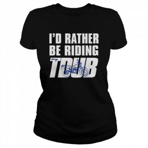 I’d rather be riding tdub adv dual sport motorcycle inspired  Classic Women's T-shirt