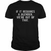 If it requires a blender we’re out of that barista  Classic Men's T-shirt