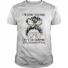 I’m Done Teaching Let’s Go Camping Pre-K Teacher Off Duty Shirt Classic Men's T-shirt