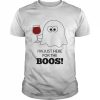 I’m Just Here for the Boos Lustiger HalloweenWein Langarm  Classic Men's T-shirt