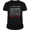 I’m a simple woman i love freedom  Classic Men's T-shirt