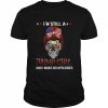 I’m still a Trump girl 4th july maga Trump messy bun  Classic Men's T-shirt