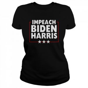 Impeach 46 Biden Harris Republican Conservative AntiBiden Shirt Classic Women's T-shirt