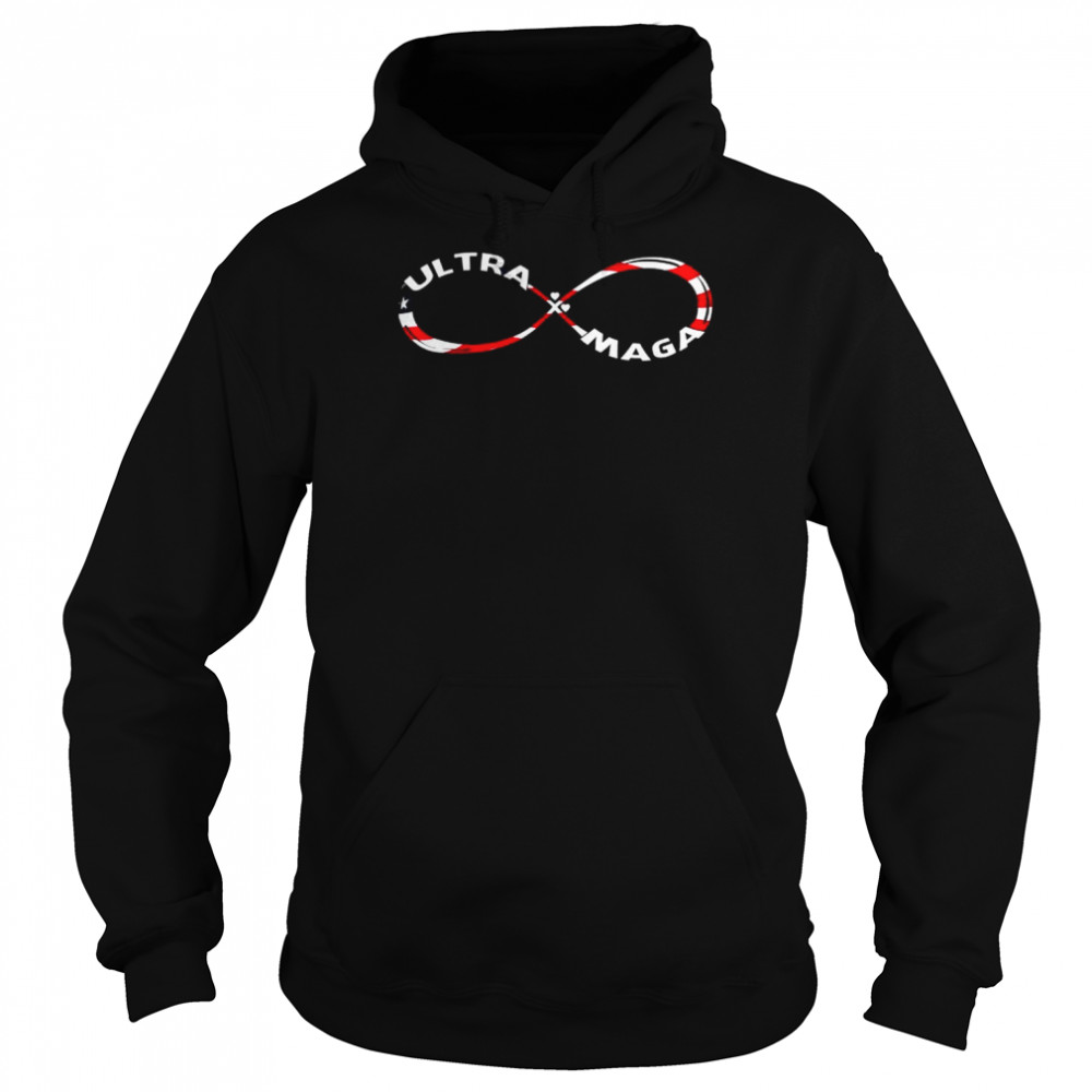 Infinity ultra maga antI Joe Biden graphic  Unisex Hoodie